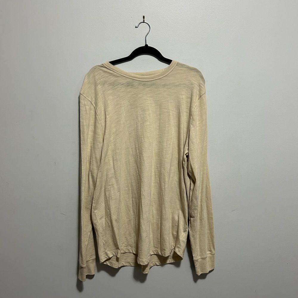 Old Navy Cream Coloured Tall Long Sleeve Shirt